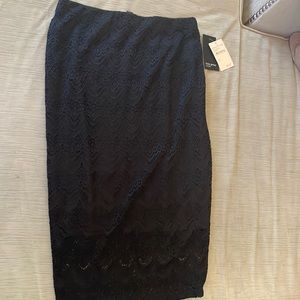Lace Pencil Skirt